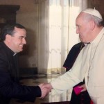 D. Antonio Garrido y el Papa Francisco