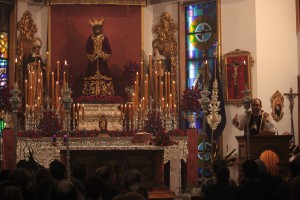 Fray Martín Alexis González en el Triduo a Jesús de la Piedad