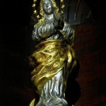 María Inmaculada presente en el canasto del Cristo de "Las Escuelas" (Baeza)