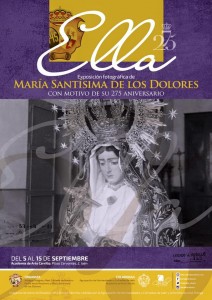Cartel de la exposición fotográfica sobre la Virgen de los Dolores