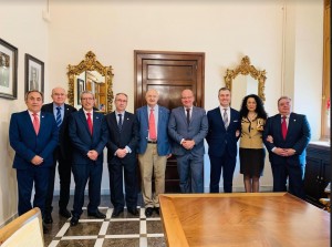 El alcalde de Jaén recibe a los pregoneros de 2019