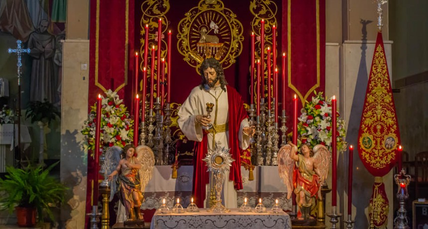 Jesús Sacramentado, Dios del Amor  Pasión en Jaén