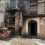 Un incendio afecta a la fachada de la casa de hermandad del Resucitado